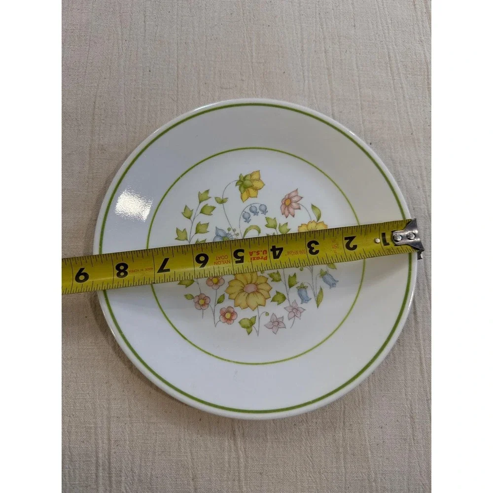 Corelle by Corning Wildflower Bread Butter Plate 8.5 Inch Vintage White Floral
